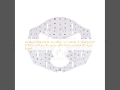 Mặt nạ mặt nạ UV Đỏ sâu và IR FPC hai mặt Flexible Soft PCB Circuit Board Processing Patch Beauty Mask LED Light Board